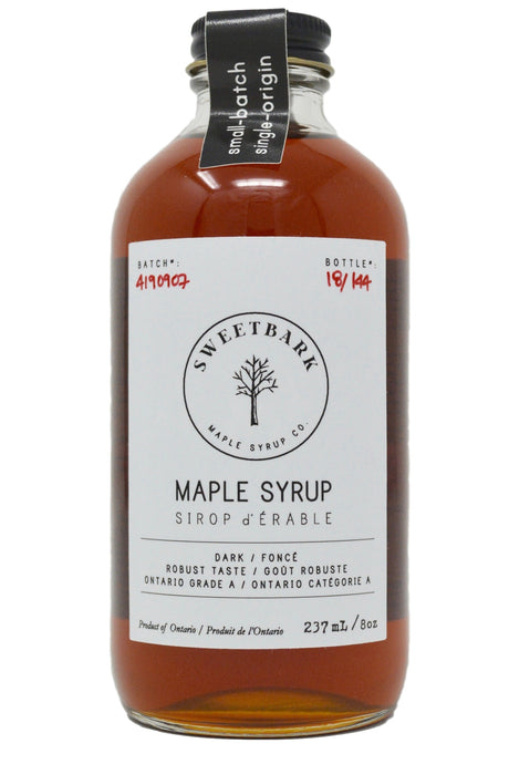 Sweetbark Maple Syrup - Dark 8oz - Sweetbark Maple Syrup Co. 