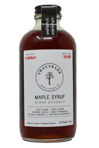 Sweetbark Maple Syrup - Very Dark 8oz - Sweetbark Maple Syrup Co. 